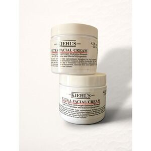 Kiehl's Ultra Facial Cream 4.2 oz White Skincare Hydrating Lightweight 2 Pack
